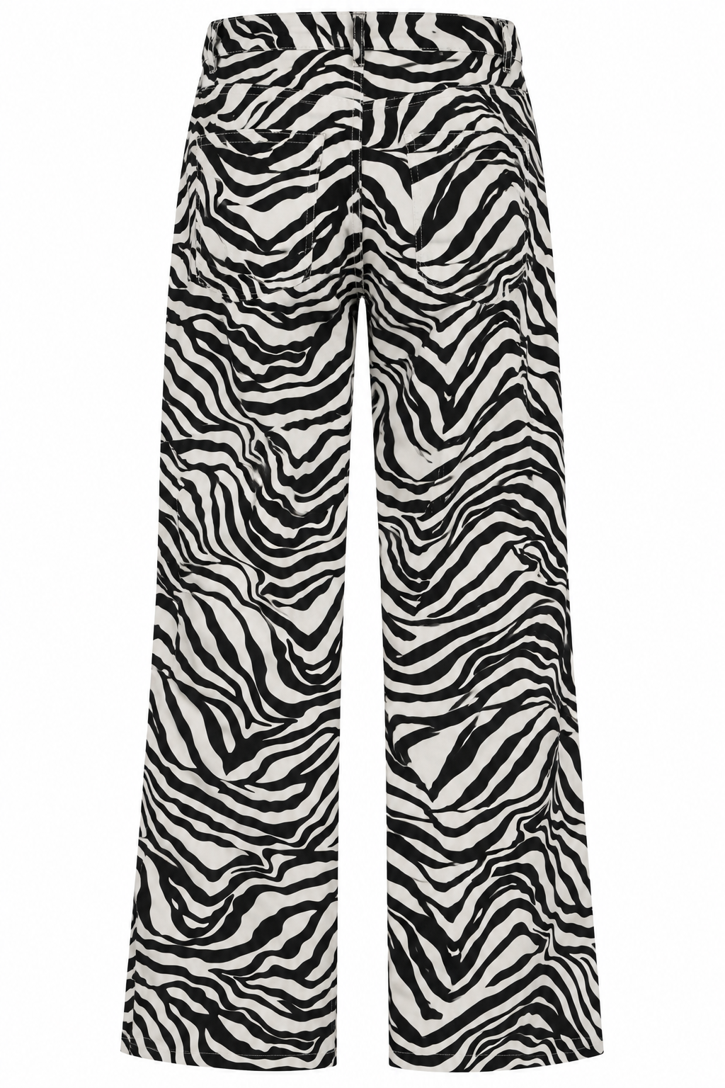 JEAN LARGE ZÉBRÉ NOIR & BLANC