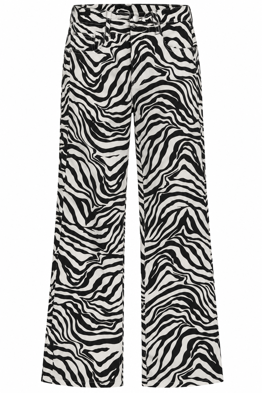 JEAN LARGE ZÉBRÉ NOIR & BLANC