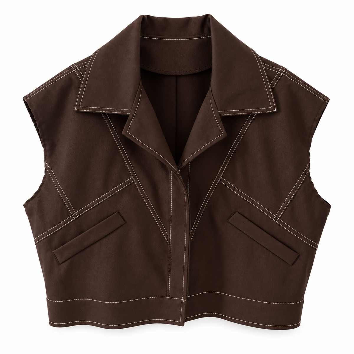 GILET SANS MANCHE STRUCTURÉ