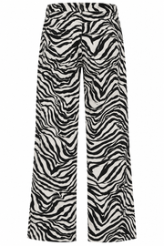 JEAN LARGE ZÉBRÉ NOIR & BLANC
