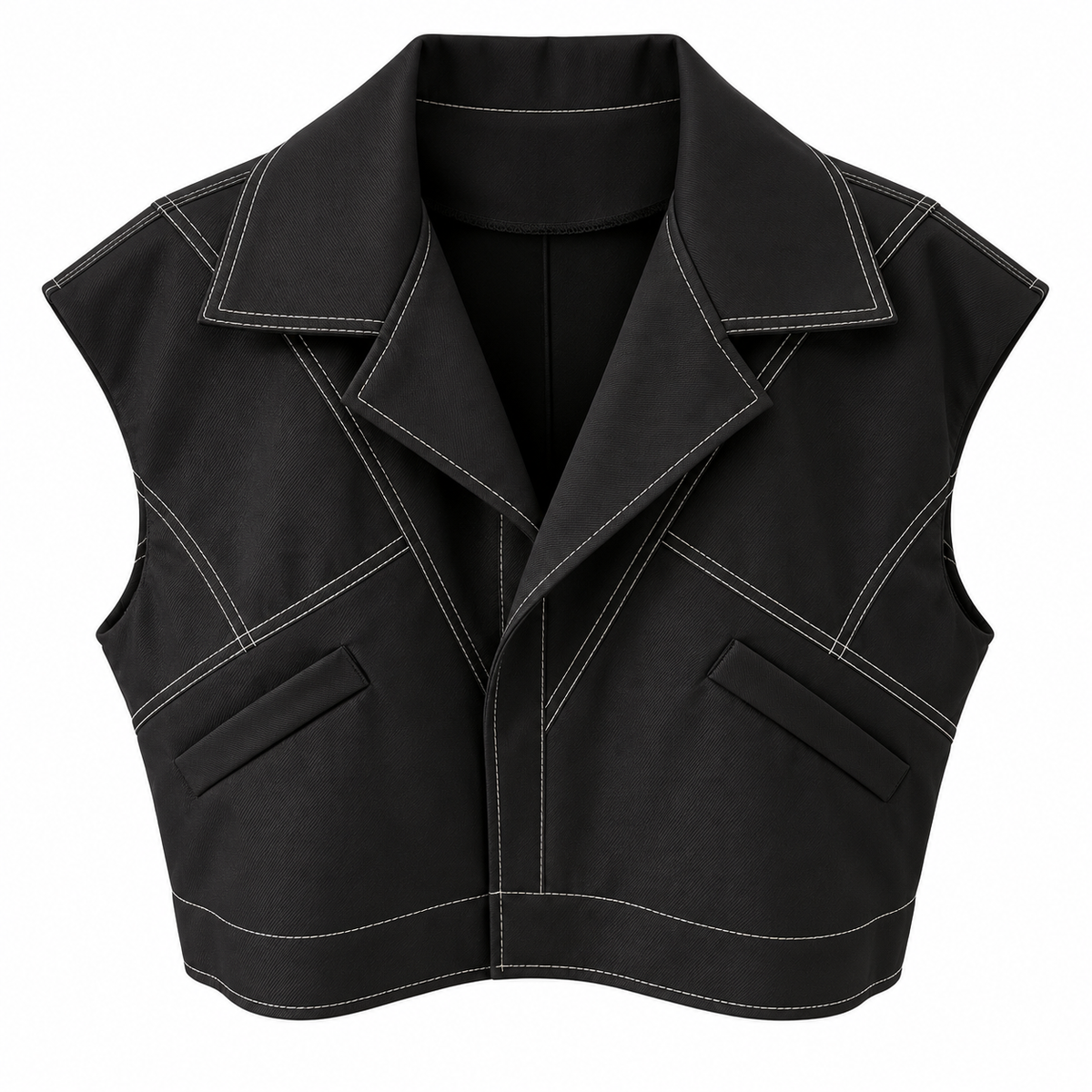 GILET SANS MANCHE STRUCTURÉ