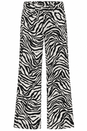 JEAN LARGE ZÉBRÉ NOIR & BLANC