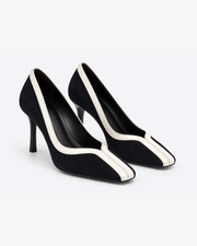 ESCARPINS BICOLORE NAVY